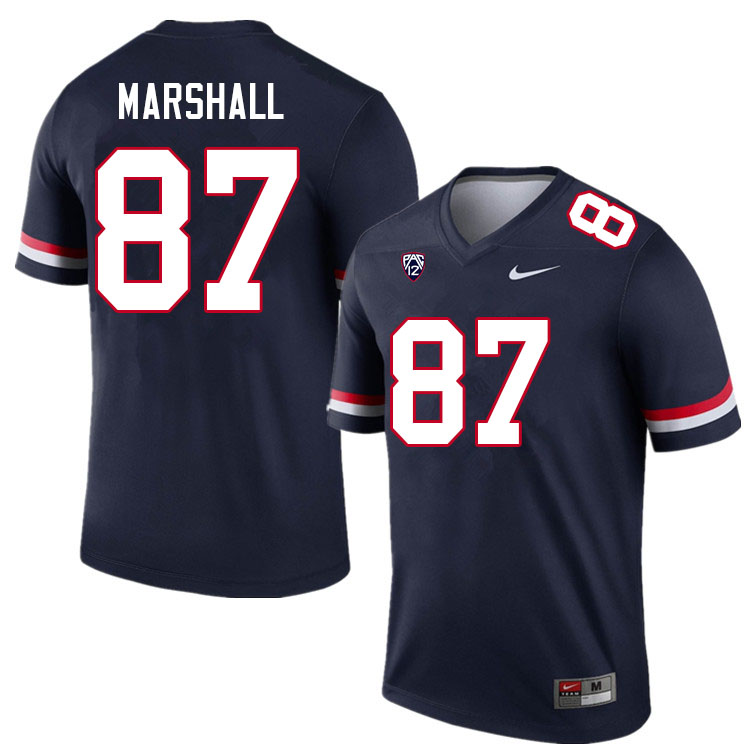 Men #87 Stacey Marshall Arizona Wildcats College Football Jerseys Sale-Navy - Click Image to Close